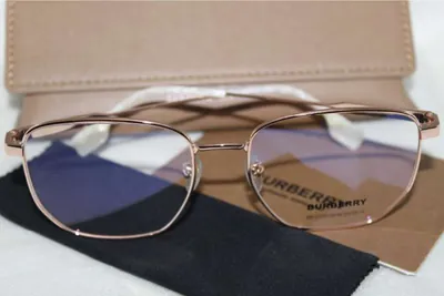 Armazón oftálmico Burberry metálico rosado