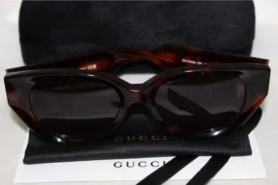 Lentes de sol Gucci de carey con micas oscuras