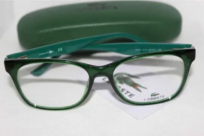 Armazón oftálmico Lacoste verde translúcido