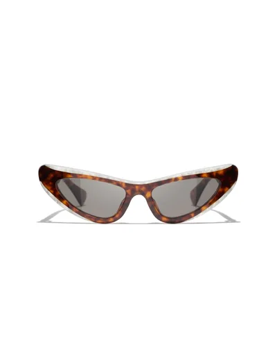 Lentes de sol Chanel de carey de ojo de gato