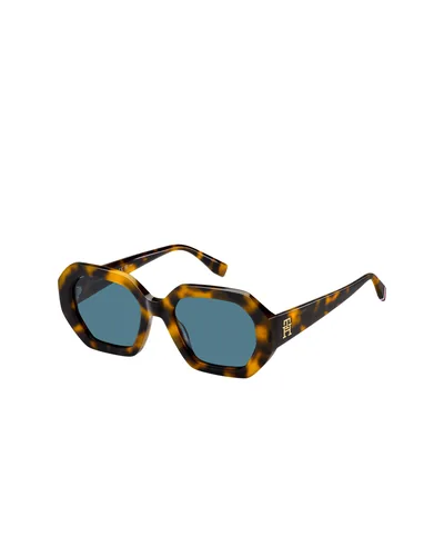 Lentes de sol Tommy Hilfiger de carey hexagonales
